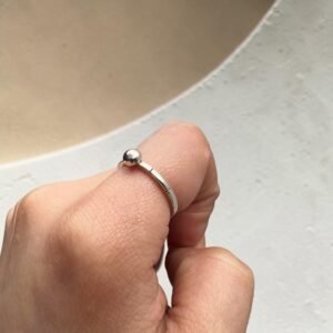 ANILLO MINI SILVER BALL